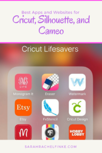 Best Apps and Websites for Cricut, Silhouette, and Cameo Users - Sarah Rachel Finke
