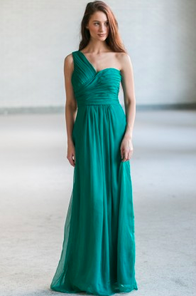 Long Green Bridesmaids Dresses Under $100